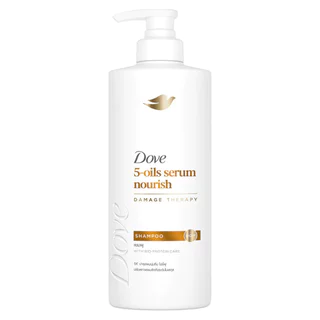 Dove โดฟ แชมพู 5-ออยล์ เซรั่ม นอริช 380 มล.
