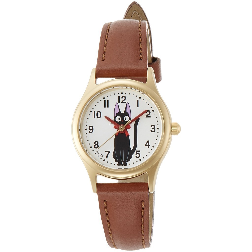 Seiko Watch ALBA Ghibli Character Kiki's Delivery Service Collaboration Gigi Design ACCK411 Brown, D