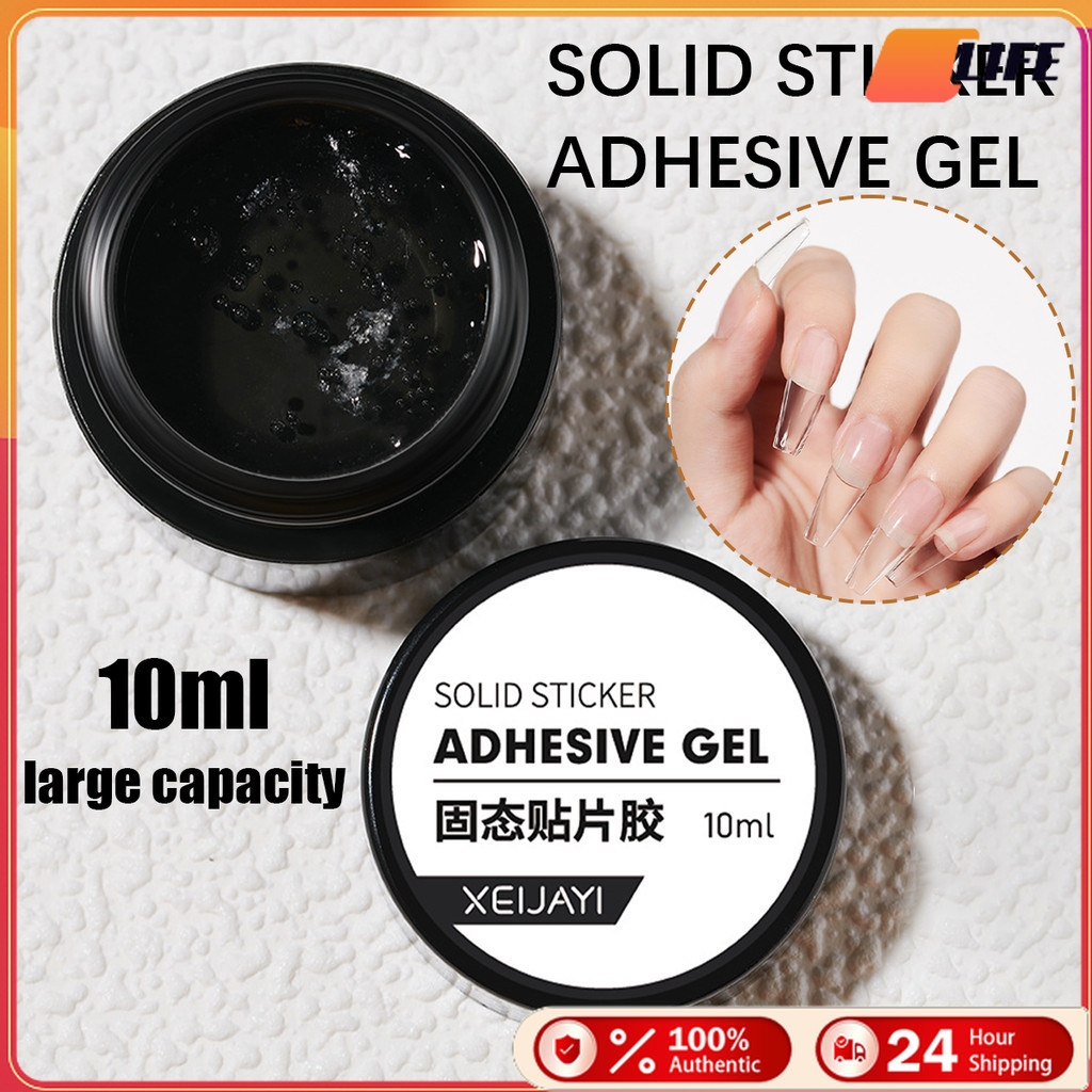 เก็บเงินปลายทาง！10ML กาวติดเล็บปลอม Nee Jolie เจลติดเล็บpvc ติดทน ไม่ทำร้ายเล็บจริง