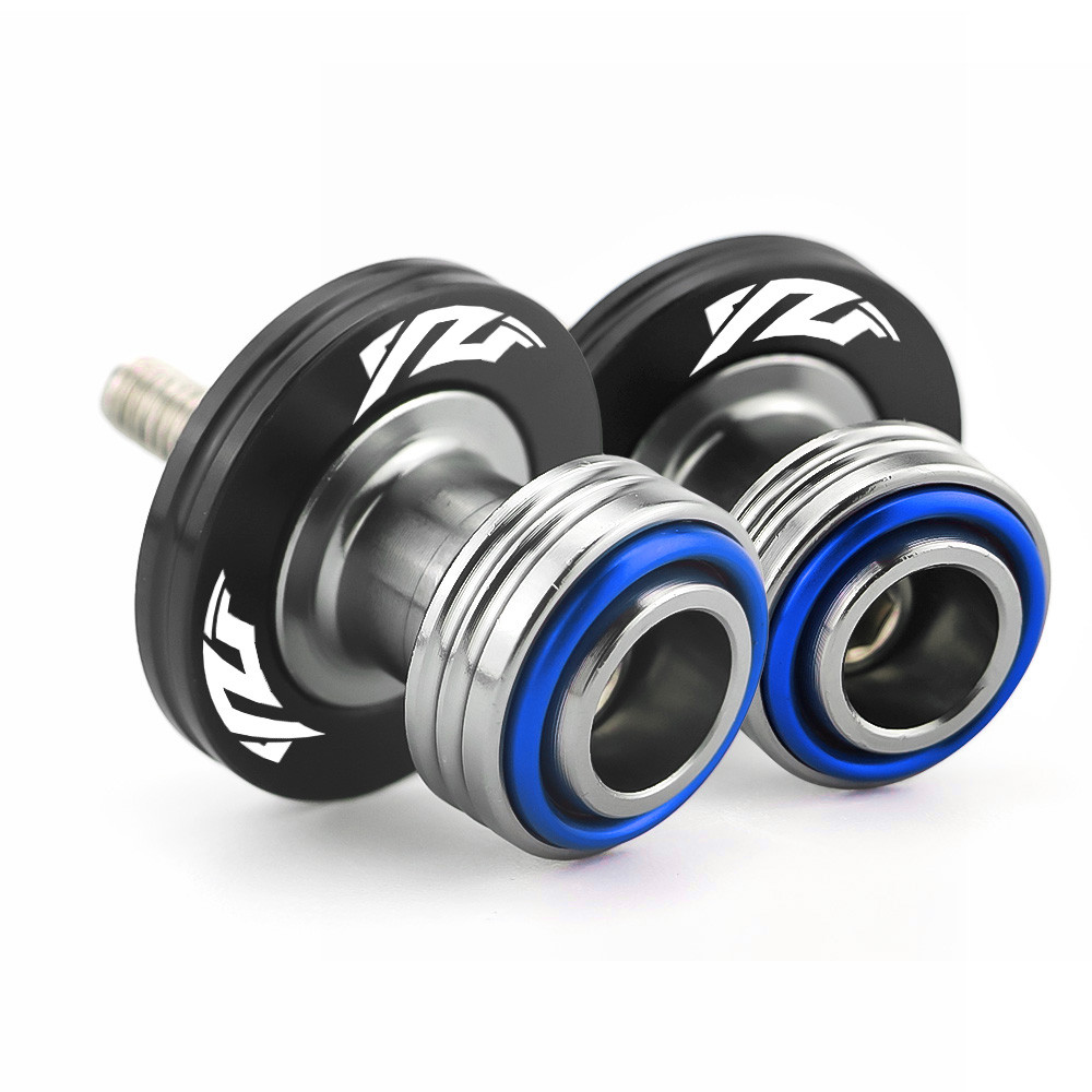 สําหรับ YAMAHA YZF R15m R3 R15 R25 Swingarm Spool Sliders รถจักรยานยนต์ CNC Swing Arm Spools Sliders ราคา ถูกที่สุด ดีลบีเคเค แกลเลอรีภาพที่ 3