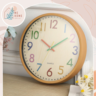 นาฬิกาแขวนผนัง 12นิ้ว นาฬิกา ดีไซน์มินิมอล แต่งบ้าน สไตล์ญี่…