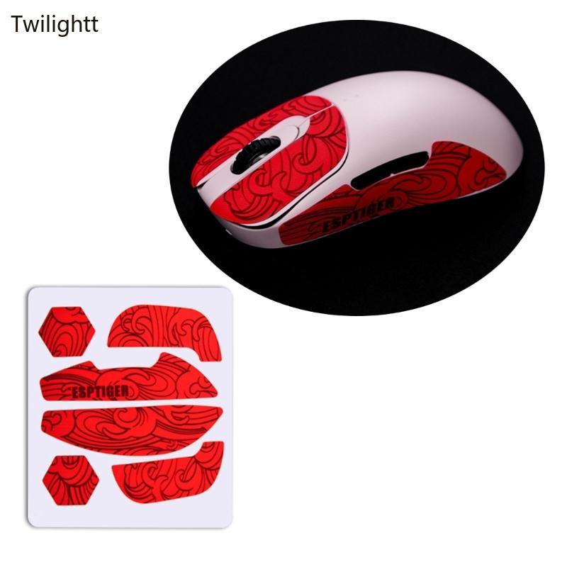 WILI Esports Tiger Mouse Skin Anti-slip Grip เทปเมาส์สเก็ตสติกเกอร์ด้านข้างสําหรับ VAXEE NP-01S NP-0