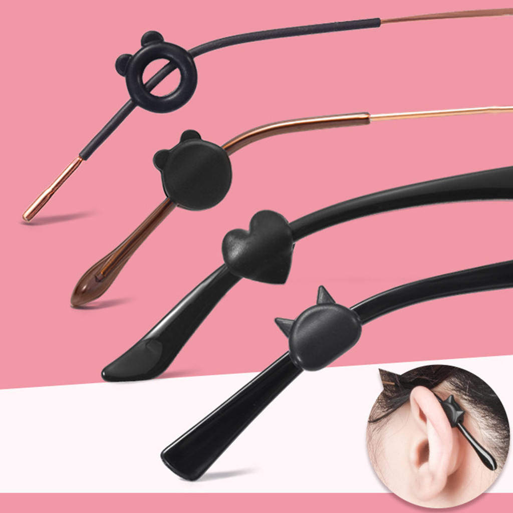 [การจัดส่งสินค้าในคลังสินค้าในประเทศ]แว่นตาพร้อมหูจับ ขาซิลิโคนกันลื่น สำหรับผู้ที่มองไม่เห็น