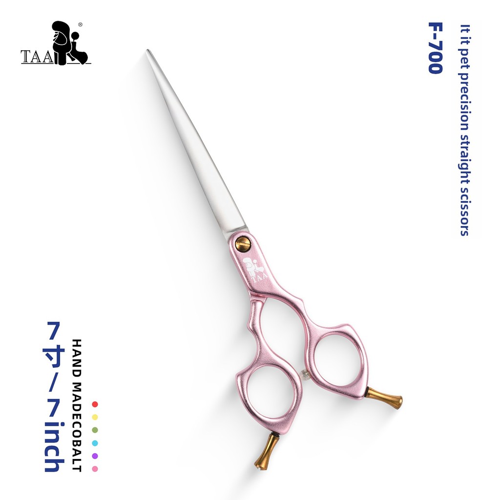 Taa Ita Ita Pet Grooming กรรไกรแยก Precision กรรไกรตรง F-700 Universal สําหรับสุนัขและแมว Poodle Bic