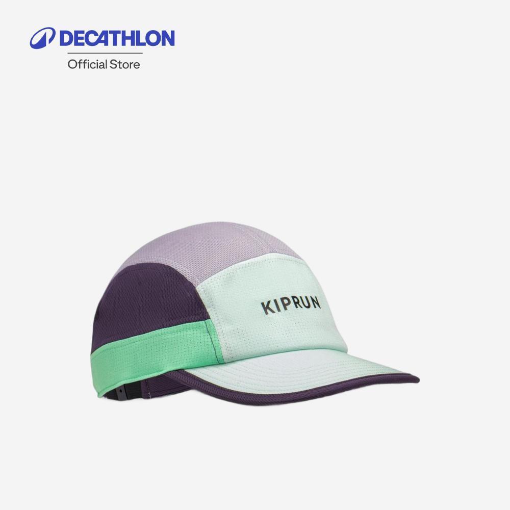 Decathlon Unisex Running Cap - Kiprun 5 Panels หมวกแก๊ปใส่วิ่งดีไซน์เนื้อผ้า 5 ส่วน - Purple