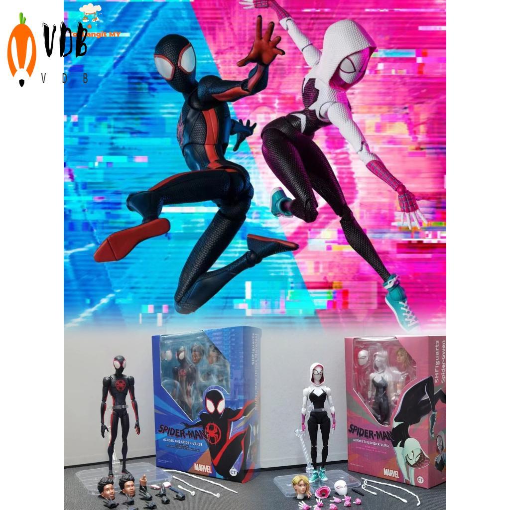 Marvel Miles Morales Spider-Verse Action Figure - PVC ของเล่นสะสมสําหรับแฟนๆ