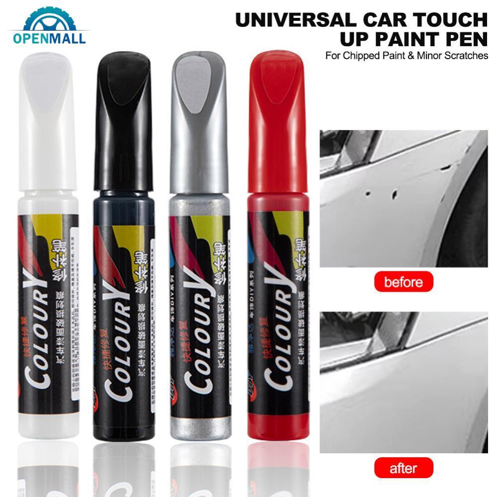 OPENMALL Universal Car Touch Up Paint Pen ปากกาสีอัตโนมัติซ่อมรอยขีดข่วน Quick Fix สําหรับสีชิปและรอ