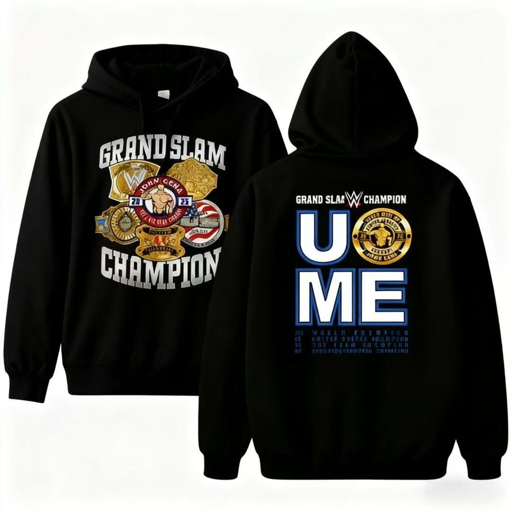 เสื้อฮู้ดพิมพ์ลาย WWE ออกแบบโดย Cody Rhodes ผ้าคอทตอน