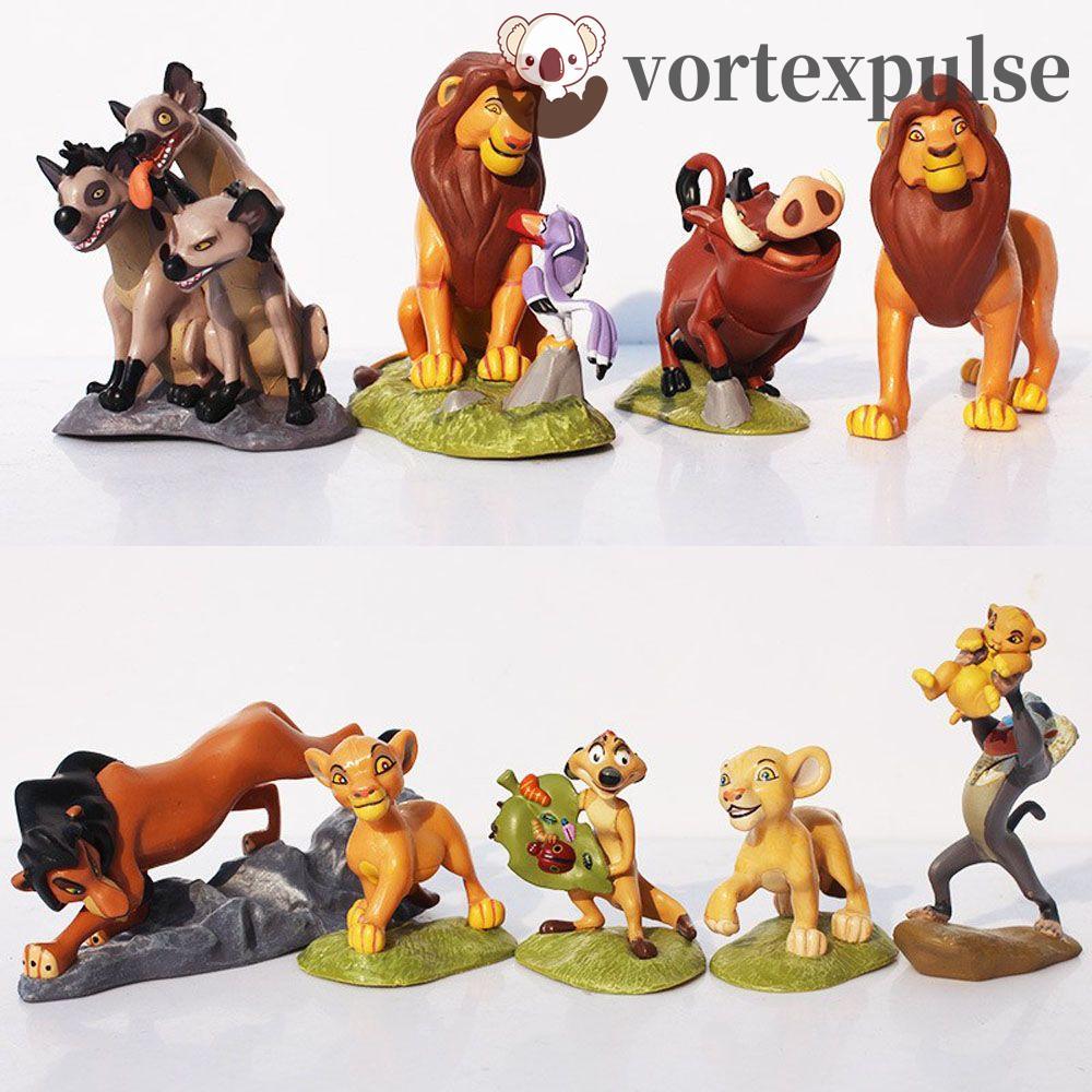 VORTEXPULLSE Lion King Simba ตัวเลขการกระทํา PVC ตุ๊กตาของเล่นสะสม Lion King ตุ๊กตาเครื่องประดับ