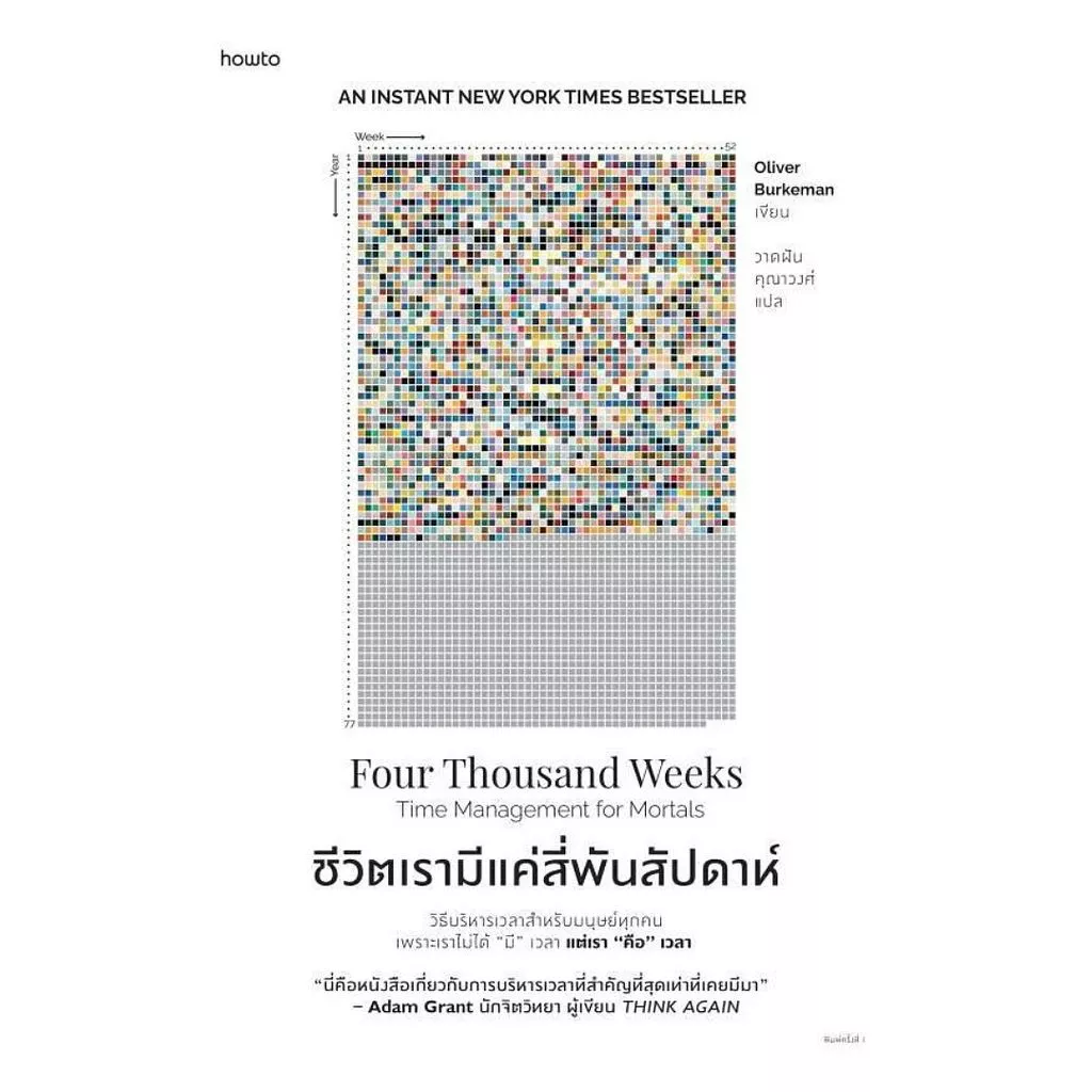 นายอินทร์ หนังสือ ชีวิตเรามีแค่สี่พันสัปดาห์