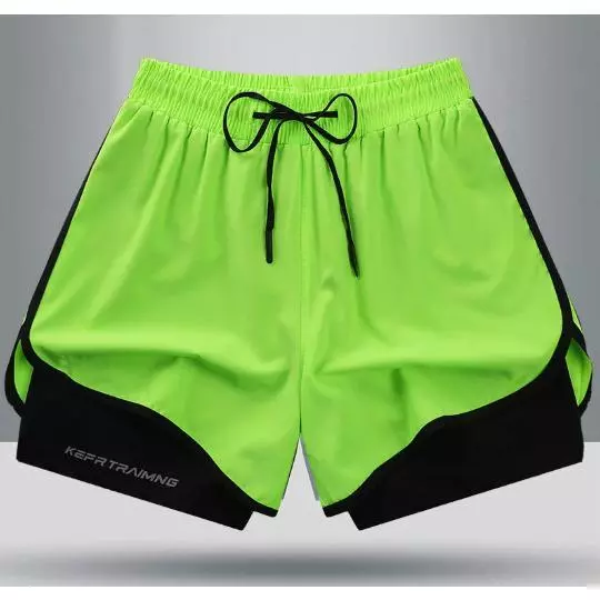 3 สี size M-5XL กางเกงวิ่งขาสั้น มีซับใน ใช้ได้ทั้งชายและหญิง ระบายอากาศได้ดี ไม่อับชื้น