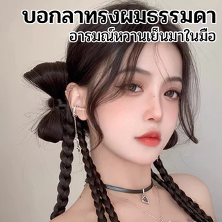 In Beauty วิกถักเปียพร้อมโบว์สไตล์ Y2K 1 คู่ หางม้าเกาหลี หนีบปุ๊บติดปั๊บ เหมือนผมจริง