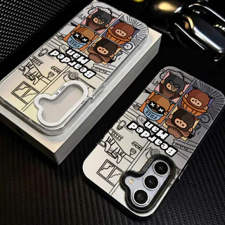 ลวดลายการ์ตูน IMD เคส For Samsung A57 A17 A07 A56 A36 A55 A06 A05S A15 A35 A54 เคสโทรศัพท์ เคสมือถือ