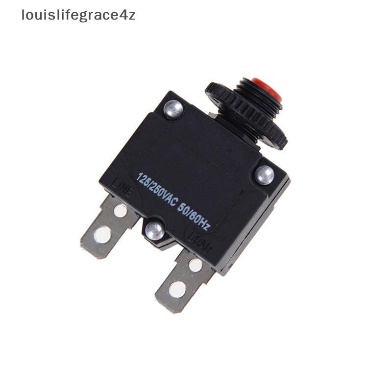 125/250VAC 15A สวิตช์ปุ่มกดรีเซ็ต Circuit Breaker