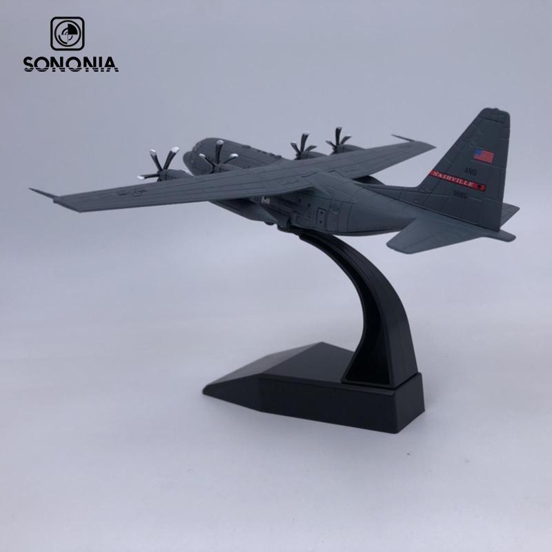 [สวย] โลหะผสม 1:200 Scale C130 เครื่องบินขนส่งสําหรับตกแต่งโต๊ะคอลเลกชันของขวัญ