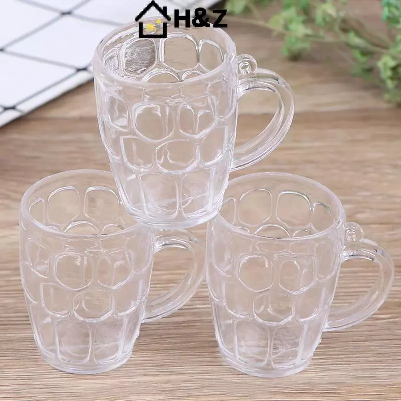H&Z 5 ชิ้น 1:12 Dollhouse Miniature ถ้วยเบียร์พลาสติก thumbnail 10