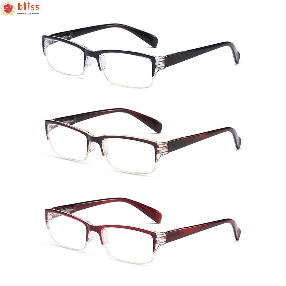BLLISS แว่นอ่านหนังสือ +1.00~+4.00 บานพับสปริงแว่นตาเบามาก