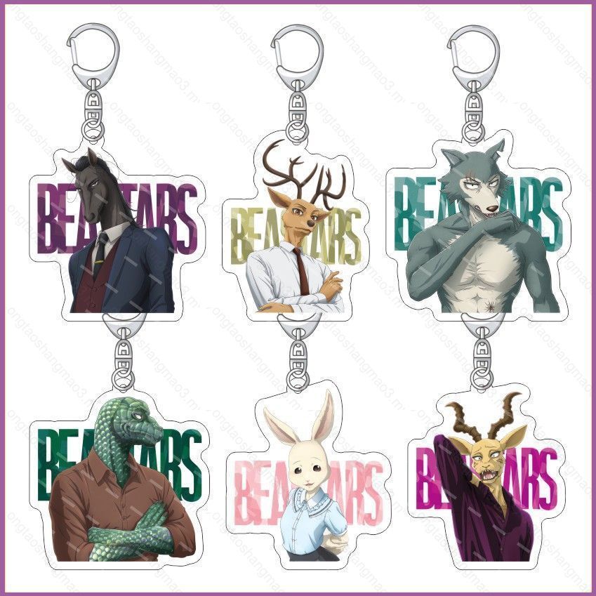 YT3 BEASTARS Louis พวงกุญแจอะคริลิค Legoshi กระเป๋าเป้สะพายหลังจี้กระเป๋าอุปกรณ์เสริมอะนิเมะ Periphe