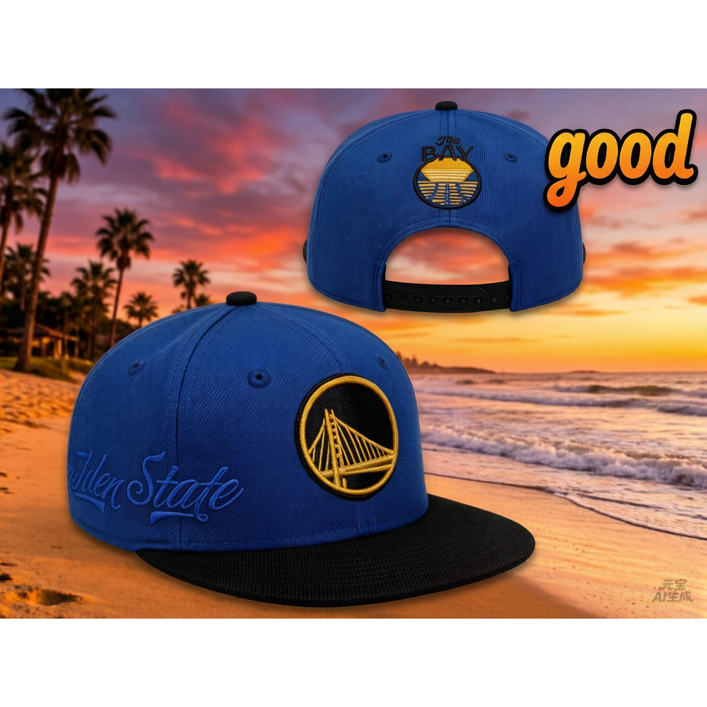 NEW ERA 9FIFTY SIDE SCRIPT GOLDEN STATE WARRIORS SCRIPT PATCH Snapback Hat Unisex Casual Everyday Su