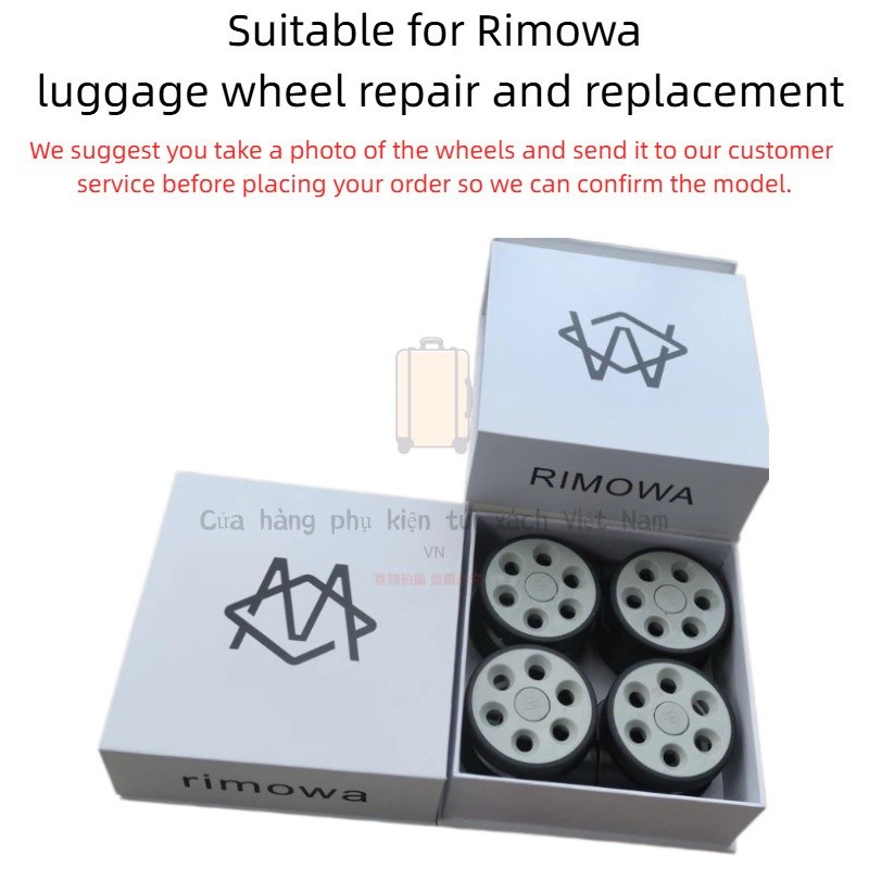เหมาะสําหรับ Rimowa Rimowa อะไหล่ซ่อมล้อกระเป๋าเดินทาง Rimowwa Rimowa ล้อเปลี่ยน