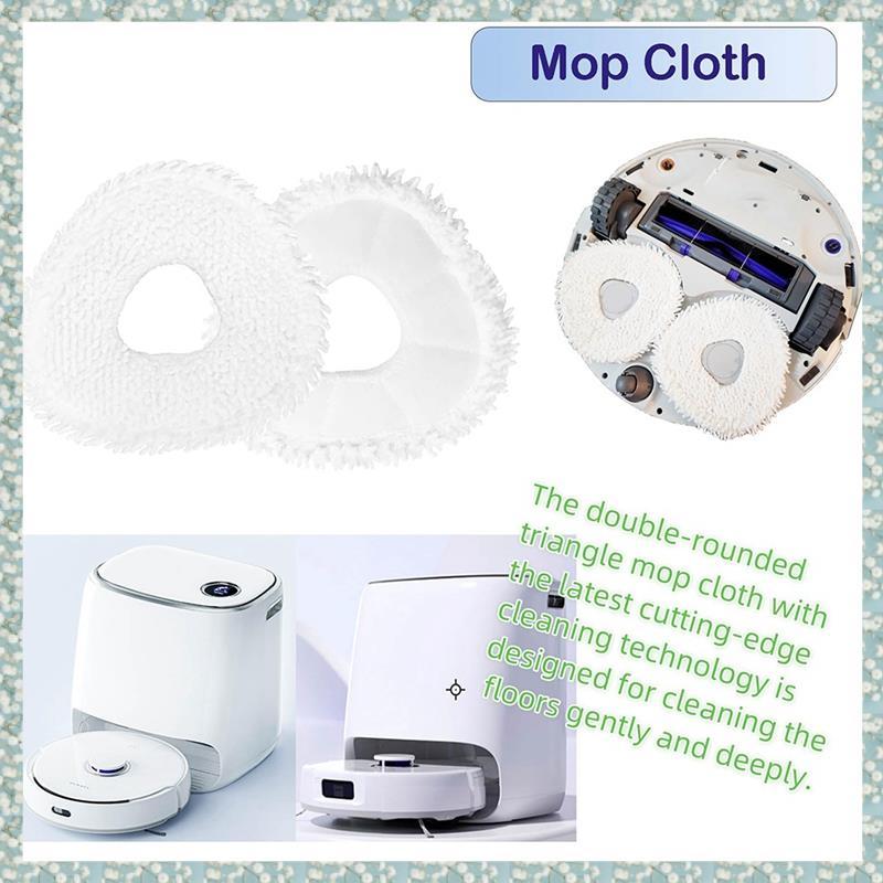 [h5bl3j6wj.ph] สําหรับ T10 J1 J2 Mop ผ้าอุปกรณ์เสริม Sweeper Replacement Kit