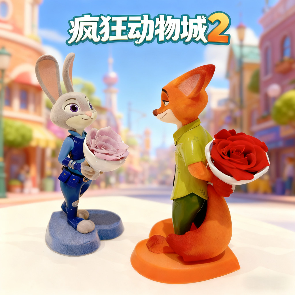 Zootopia Flower Series Blind Box6 ชิ้น