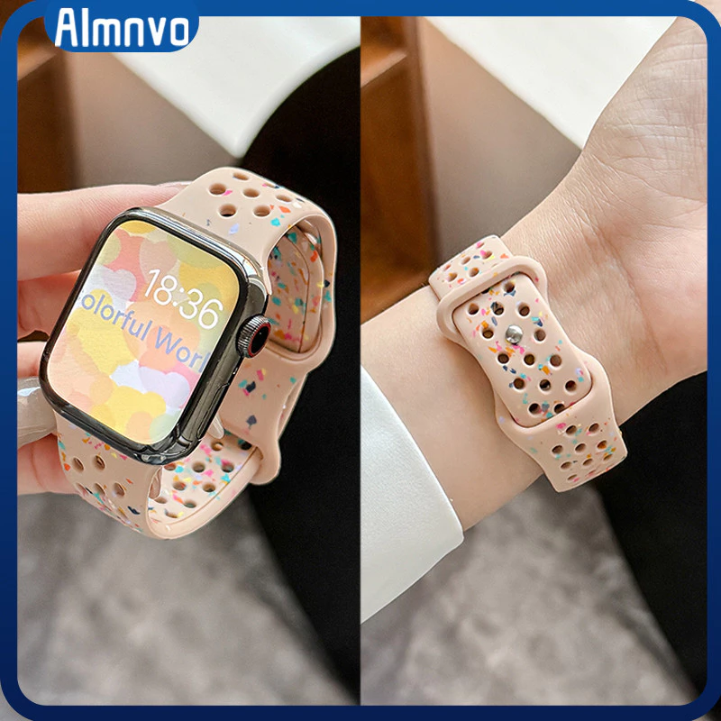 สายยางอ่อนสำหรับ for Smartwatch Iwatch Ultra 3 2 SE Series 11 10 9 8 7 49 46 45 44 42 41 38มม. สายรัดข้อมือ
