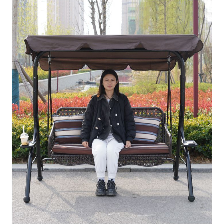 Outdoor swing courtyard home adult hanging chair hammock double rocking chair indoor children outdoo