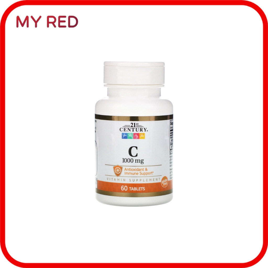 พร้อมส่ง 21st Century, Vitamin C, 1,000 mg, 60 Tablets