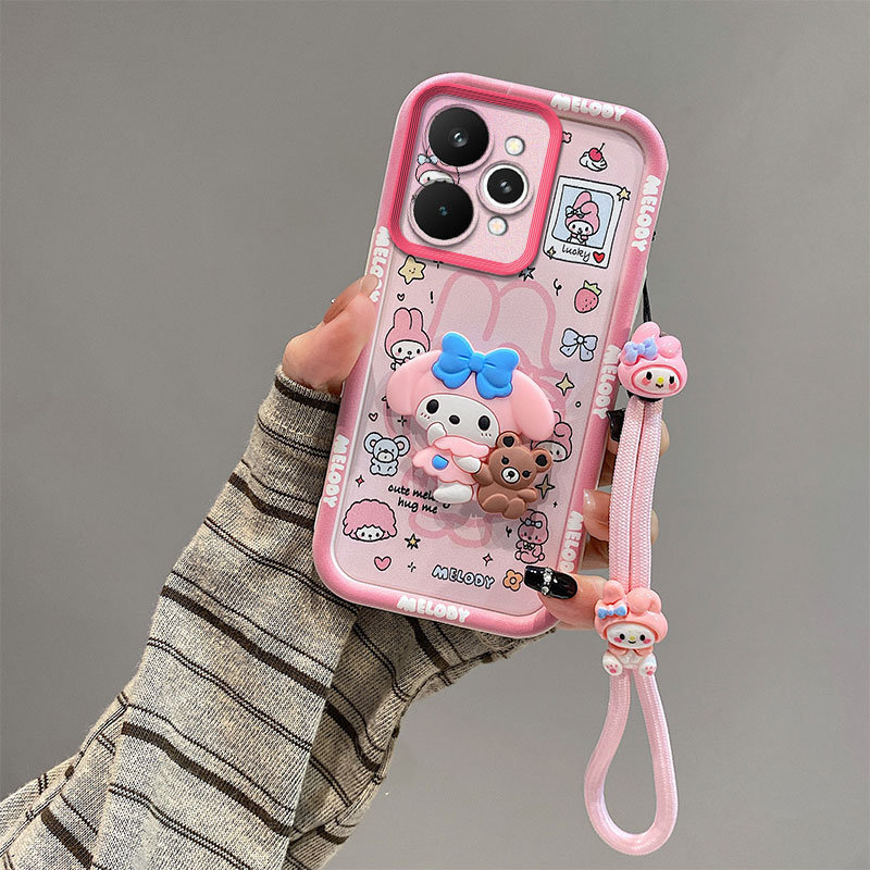 Kuromi เหมาะสําหรับ Realme Realme 15 เคสโทรศัพท์ Mickey ผู้ชายผู้หญิง relame15 Tinkerbell การ์ตูน ra
