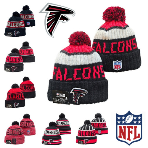 NFL Atlanta Falcons Warm-Up Hat - สไตล์สปอร์ต สวมใส่ง่าย สีดำ