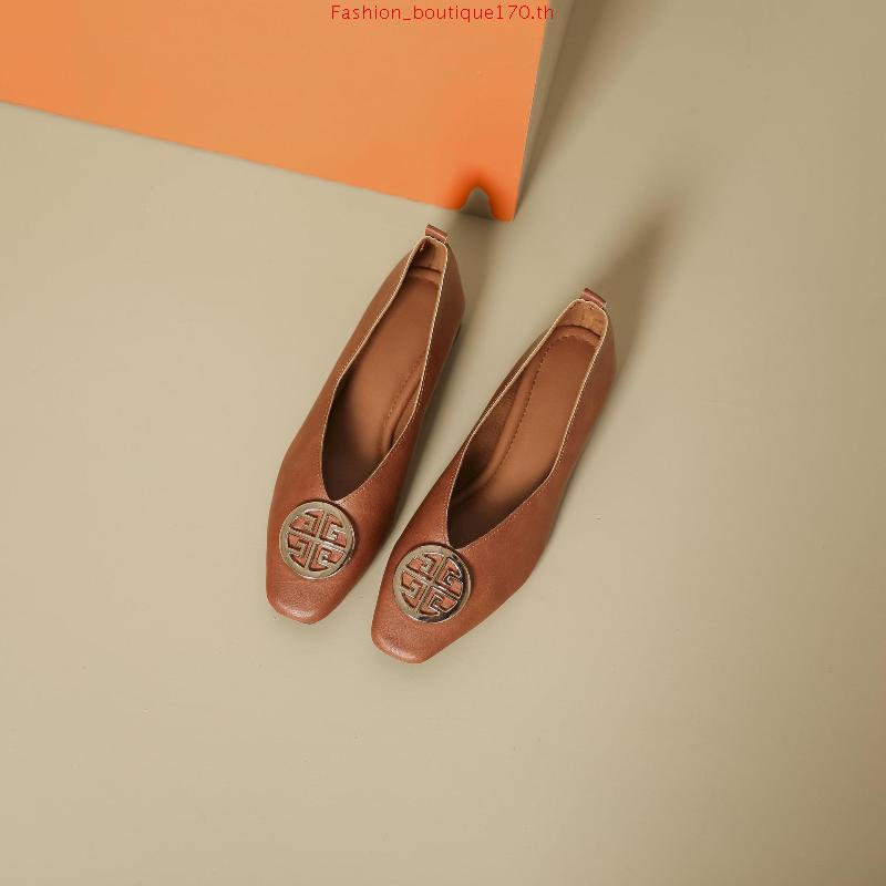 LA BELLA  รองเท้าคัชชูส้นสูงหนังแกะ รุ่น LB AMORE QUEEN MID HEELS