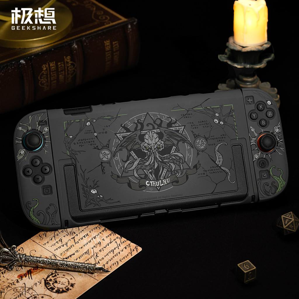 Geekshare Cthulhu Theme Hard Protective Case สําหรับ Nintendo Switch 2 (2025)