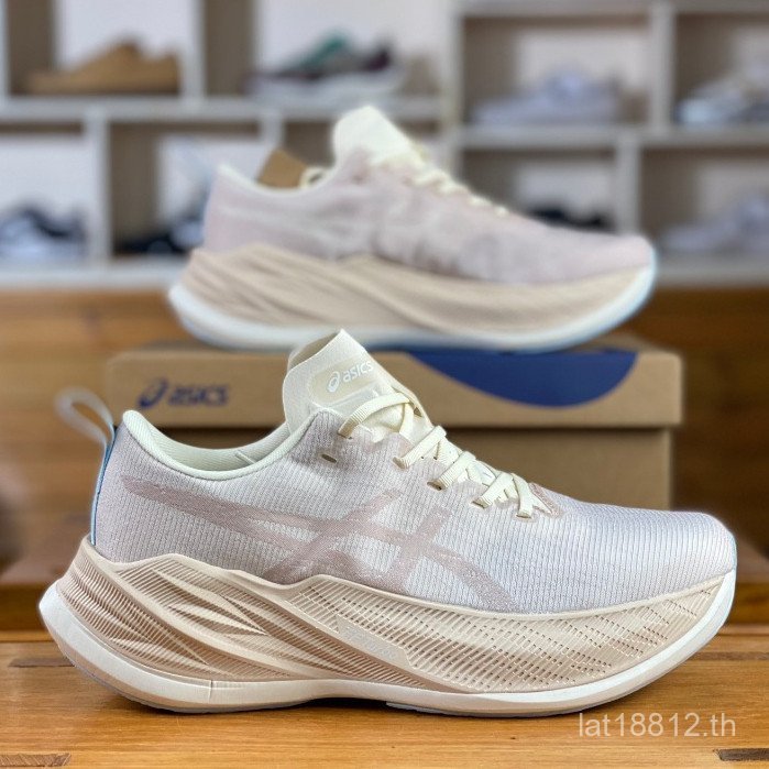 Asics SuperBlast ผู้ชายและผู้หญิงรองเท้าวิ่ง SuperBlast 2 กันกระแทกรองเท้ากีฬาน้ําหนักเบา 1013A127-1