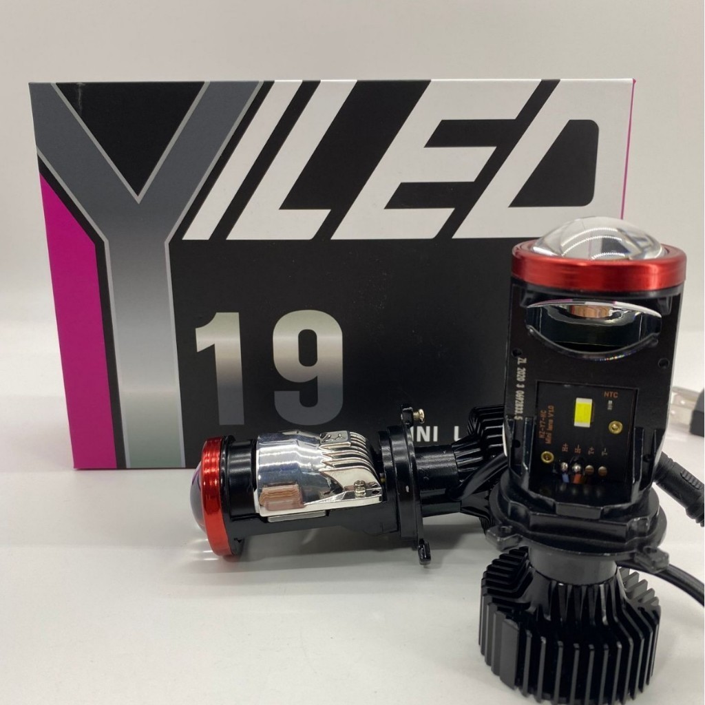 ✨จัดส่งตอนนี้✨（2 ชิ้น）ไฟหน้ารถยนต์ LED อินเทอร์เฟซ H4 Y19 Y22 ไฟหน้Y22 Y19 ของแท้ปรับเอียงคัตออฟได้