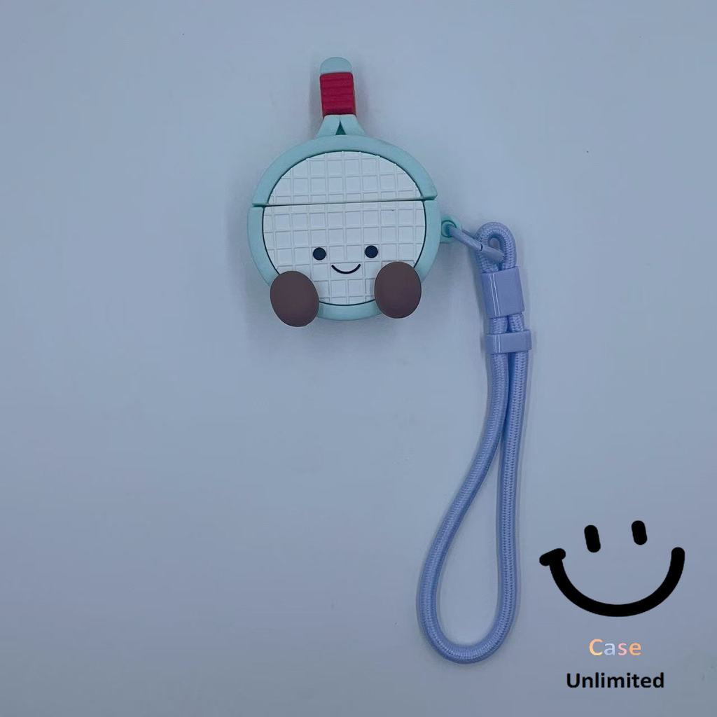 Geek For QPLUS Stereo BT24 เคส Case Headphone Case&Lanyard ลายไม้เทนนิส