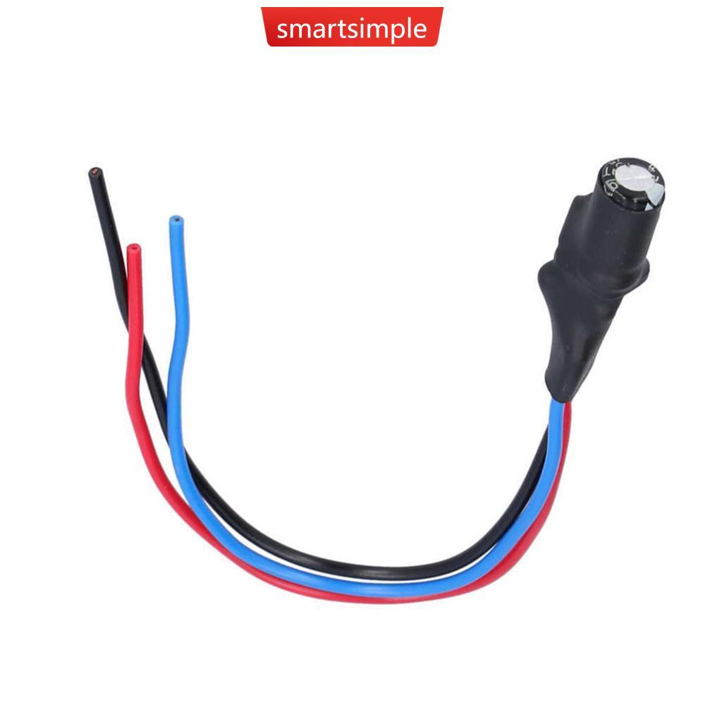 SMARTSIMPLE 12V รถย้อนกลับกล้องกรองรีเลย์ Capacitor Rectifier สําหรับเยอรมนี/อเมริกันรถ Series กล้อง