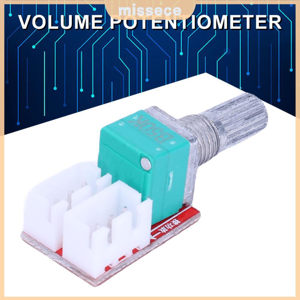 Volume Potentiometer Duplex 50K DIY Audio Power Amplifier Board Volume Control Knob Potentiometer [M