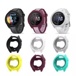 เชลล์กรณีป้องกันหน้าจอซิลิโคนอ่อน for Garmin Forerunner 165 สมาร์ทว็อช นาฬิกากรณีป้องกัน for Garmin Forerunner 165