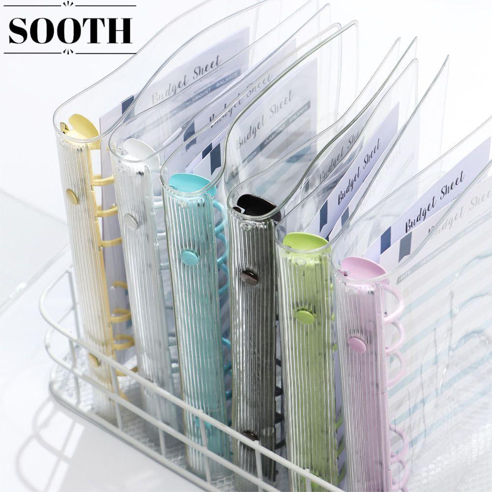 SOOTH Binder กระเป๋า PVC Desk Storage Notebook Binder
