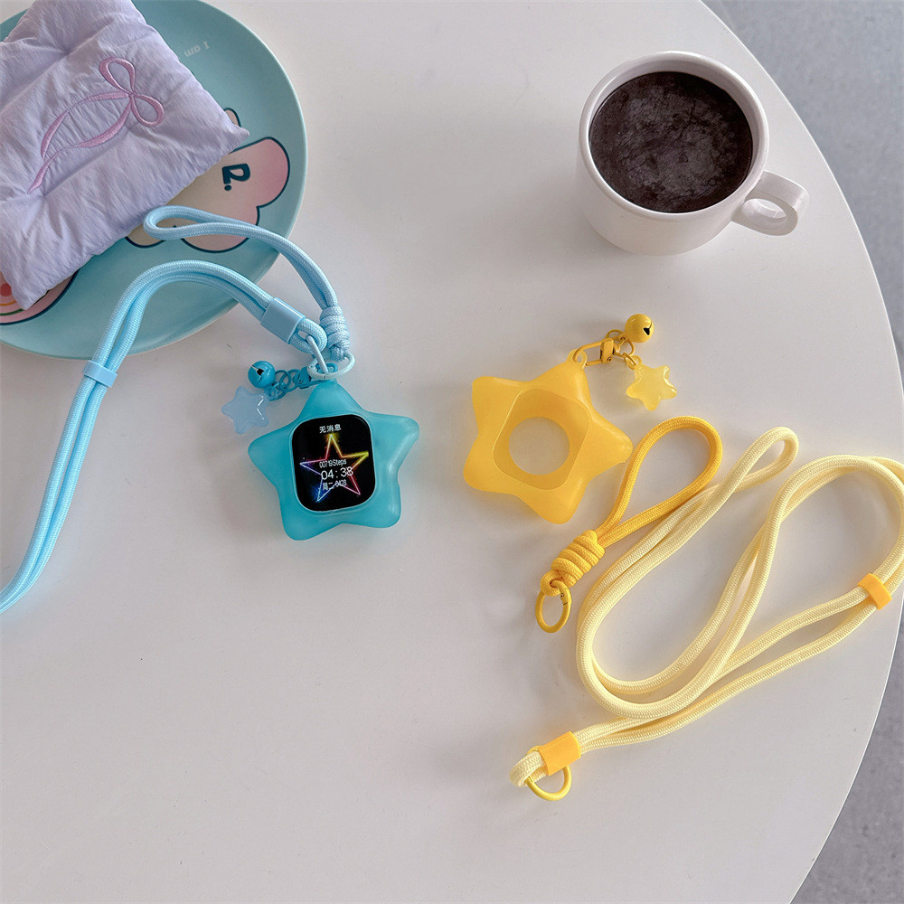 Luminous Star เคสซิลิโคนเหมาะสําหรับ smart watch S11 10 9 8 7 ULTRA 6 5 4 SE 3 2 1 ขนาด 38 มม.40mm41mm42mm44mm46mm49 มม.