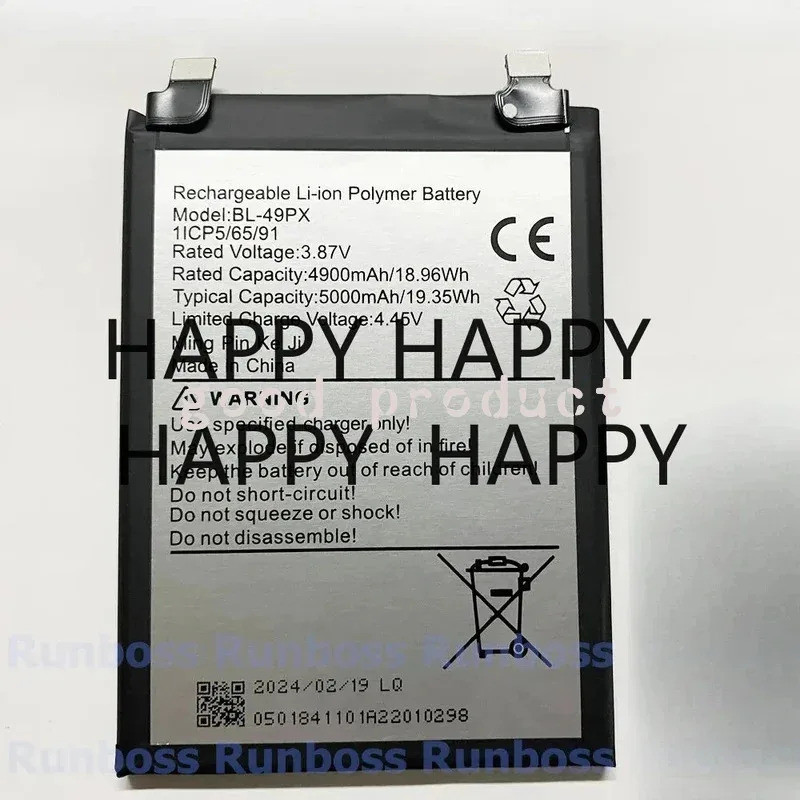 ใหม่ Original 3.87V 4900mAh BL-49PX แบตเตอรี่สําหรับ Infinix หมายเหตุ 30 BL-49PT โทรศัพท์มือถือ MN