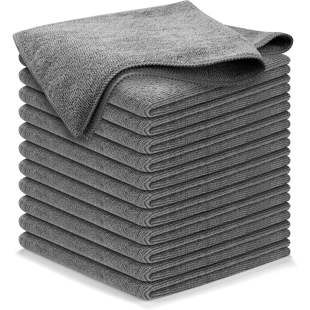 USANOOKirofibereninglothGrey-12Ps(12.5"x12.5")-HighPerformane-1200Washes,Ultra AbsorbsorpiberMiropap