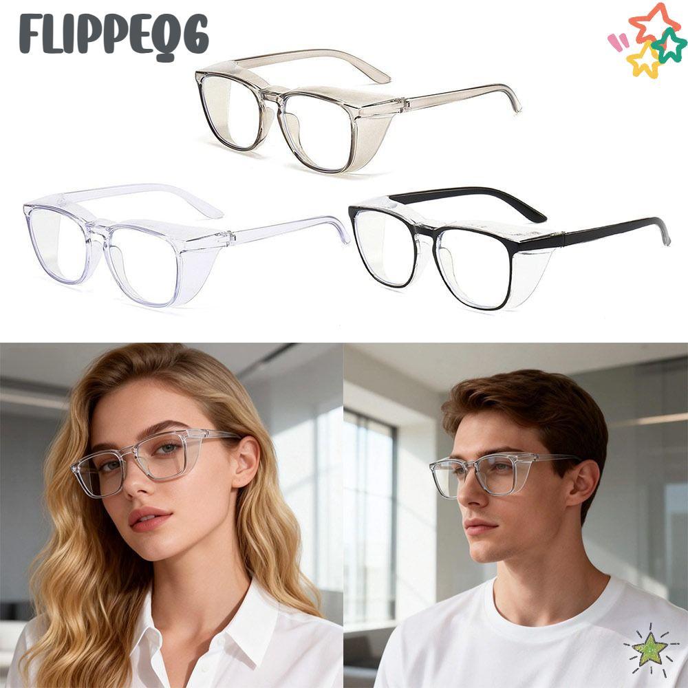 FLIPPEQ6 แว่นตาป้องกันดวงตา, แว่นตานิรภัยป้องกันรังสียูวีป้องกันหมอก, แว่นตาปั่นจักรยานน้ําหนักเบาทนแรงกระแทกระดับมืออาชีพ