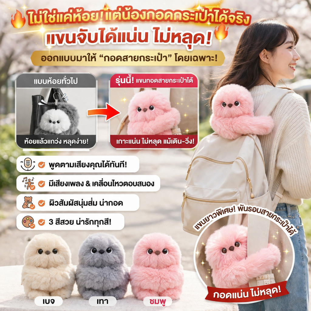 【AIอัจฉริยะ】ของเล่นหุ่นยนต์สัตว์เลี้ยงอัตโนมัติ/Smart Pet Robot/Interactive Toy/ของเล่นแมวหมา