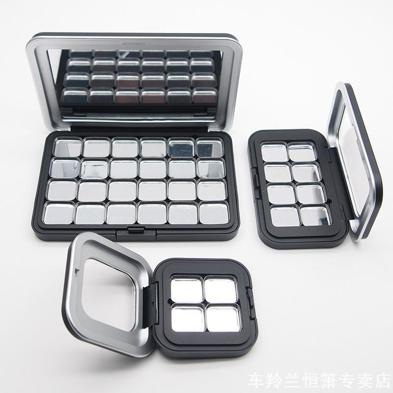 MUF สไตล์เดียวกัน XL พร้อมกระจกกล่องแม่เหล็กแต่งหน้า Palette อายแชโดว์ High Gloss Repair ลิปสติกคอนซ
