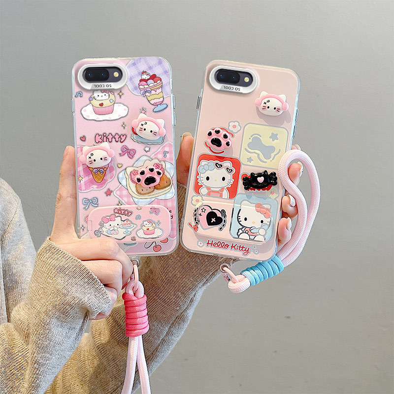 เคส OPPO A3s เคส OPPO A12E เคส For OPPO ติดตั้งกระจก 3D ตุ๊กตา hard โทรศัพท์ BB-CYJZ