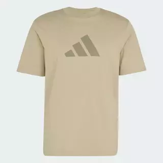 adidas ไลฟ์สไตล์ เสื้อยืด Future Icons 3 Bar Logo ผู้ชาย สีน้ำตาล KD5184