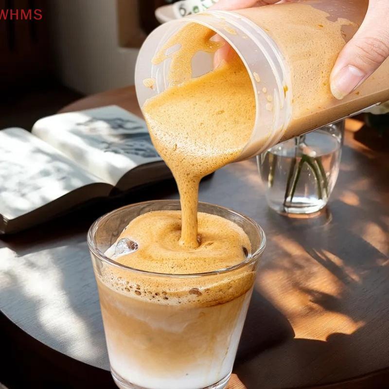 (WHMS) 400 ML Fitness Shaker Cup สําหรับผู้ชายและผู้หญิงกีฬาโปรตีน Milkshake ถ้วยผสมสุขภาพและความงาม Home Goods