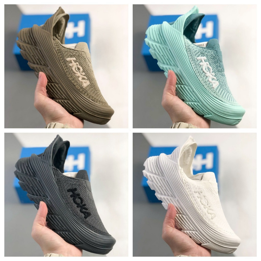 HOKA ONE ONE Restore TC รองเท้าโลฟเฟอร์รองเท้าวิ่งผ้าสบาย 5 สี PR3T 6FN8 0SVD 5J8E